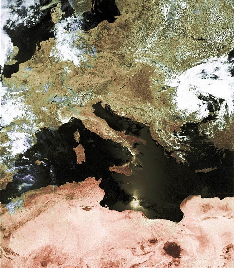 Ausschnitt NOAA-17 24.06.2005 0948 UTC